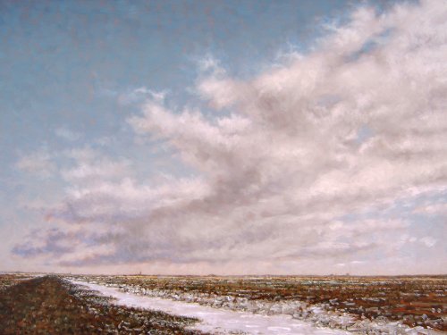 Noorderleeg, wolk boven slenk Noorderleeg, wolk boven slenk