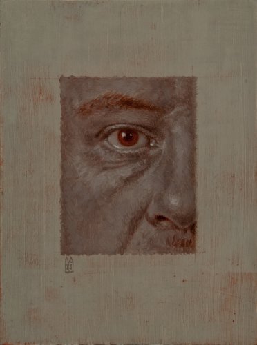 Oog, neus studie (grisaille) Oog, neus studie (grisaille)