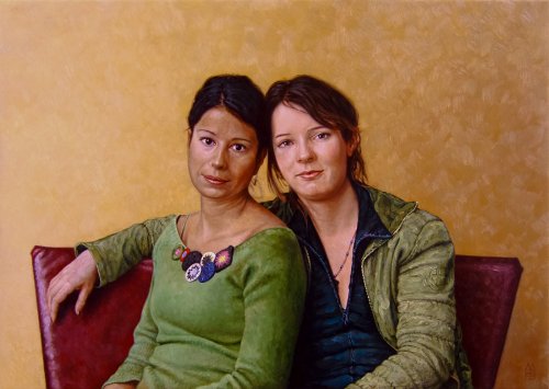 De zussen Fleur en Ireen Prinsen De zussen Fleur en Ireen Prinsen
